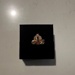 Rose gold Cinderella carriage Pandora charm